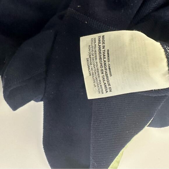 Nike Women’s Dri-FIT Hoodie Size XS Navy Blue “Just Do It” Pullover - Picture 11 of 12